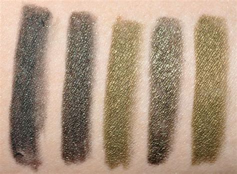 Khaki & Olive Green Eyeliner Comparisons & Dupes 